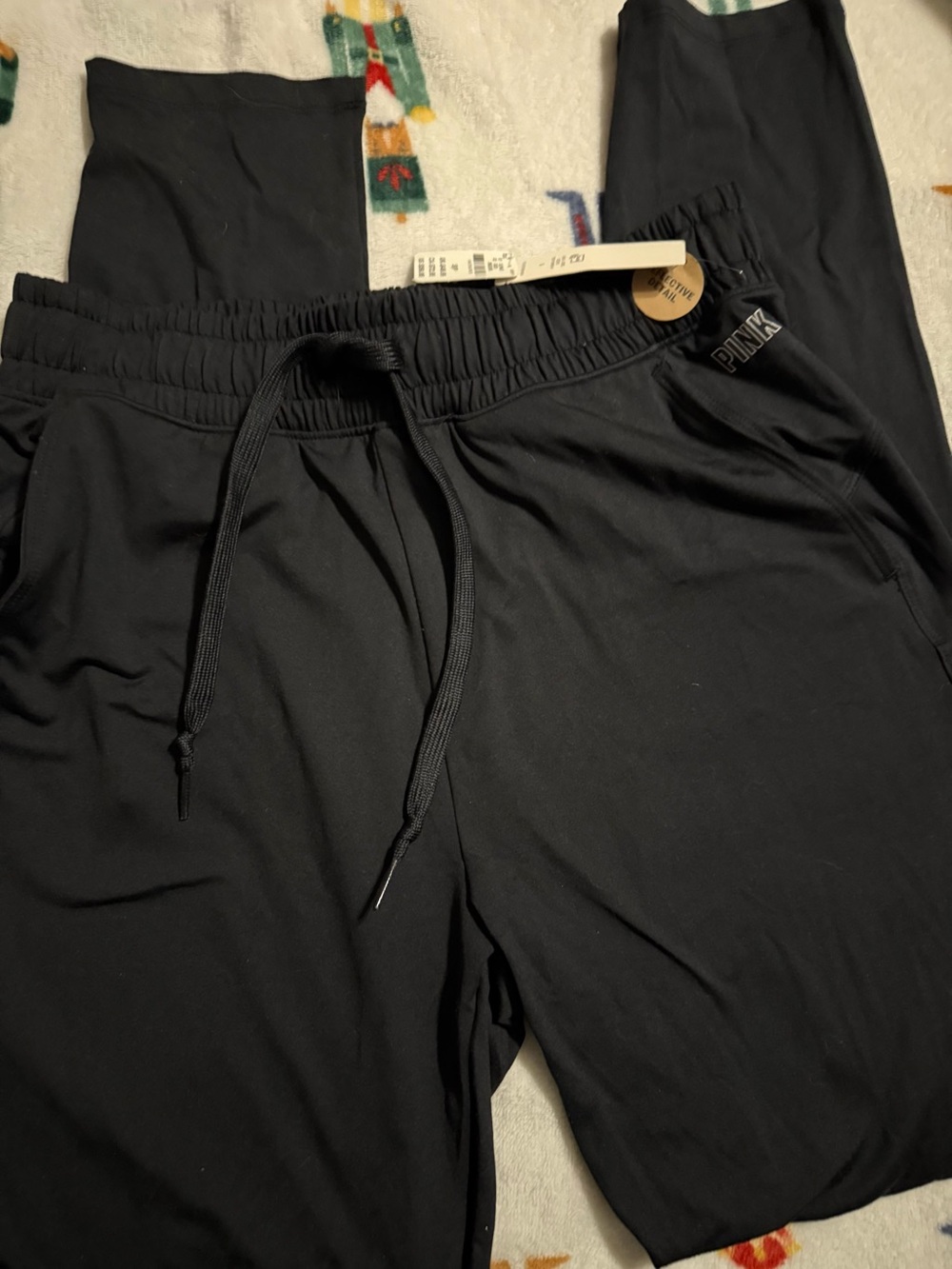 PINK Victoria's Secret Black Jogger pants